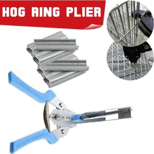 Ring Pliers Hog Rings M Nails Poultry Cage Installation Tools Fences Netting Tags Traps Cage Supplies Accessories
