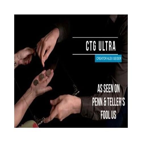 The Ultimate Coins Through Glass - CTG Ultra Magic Tricks For Professional Magicians Visual Coin Penetration Magia Close Up