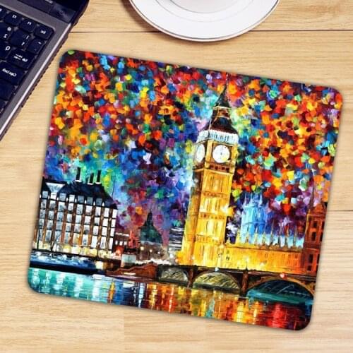 London Big Ben Patterned Mouse Pad Dalek Gaming Mousepad Anti-slip Natural Rubber Gaming Mice Mat