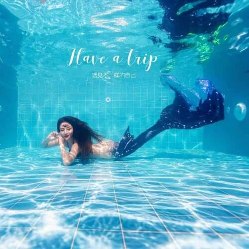 Mermaid swimsuit fishtail professional performance Mermaid giraffe skin underwater performance Costume