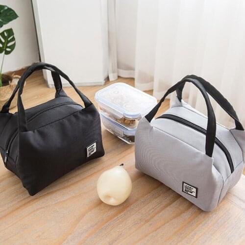 Portable Lunch Bag 2021 New Thermal Insulated Lunch Box Tote Cooler Bag Bento Pouch Lunch Container School Food Storage Bags