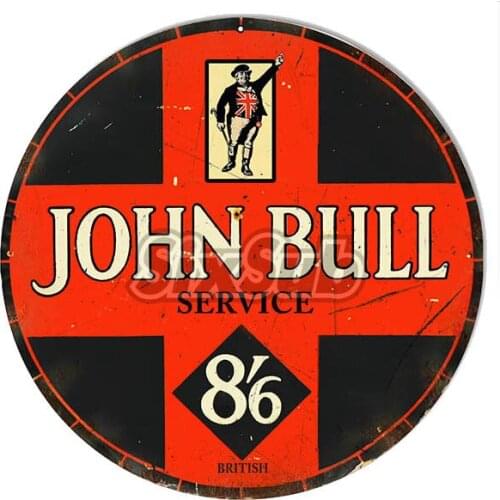 Aged Looking John Bull 86 CAR Motor Oil stickers decals# 027042