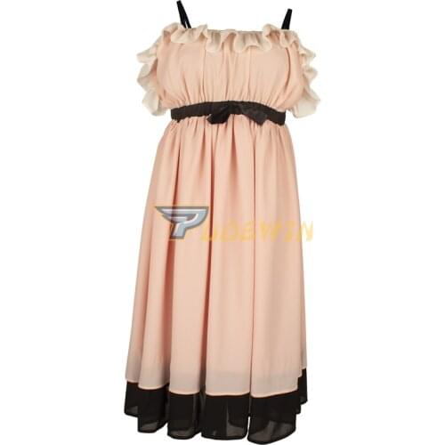 Sword Art Online Cosplay SAO Asuna Yuuki Pajamas Pink Dress Cosplay Costume