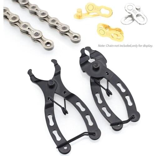 1pc Bicycle Chain Checker Buckle Pliers Mini MTB Bike Chain Quick Release Magic Link Bike Gauge Calipers Cycling Chain Hook Tool