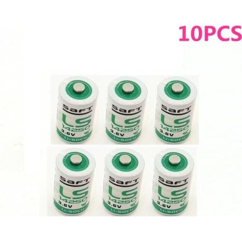10PCS/LOT New high-quality lithium battery LS14250 1/2AA 3.6V PLC electronic equipment lithium battery
