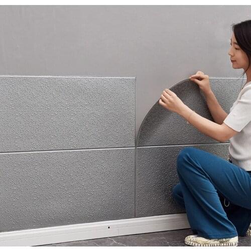 5/10PCS Self adhesive Waterproof TV Background Brick Wallpapers 3D Wall Sticker Living Room Wallpaper Mural Bedroom Decorative