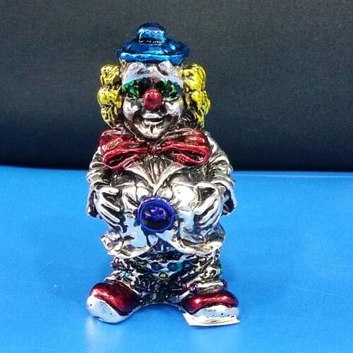 925 Sterling Silver Plated Belly Clown
