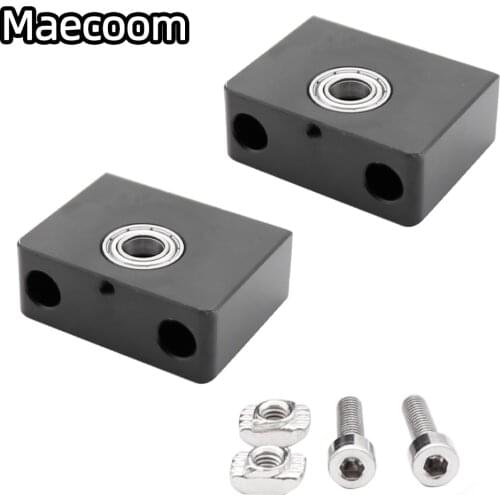 3D Printer Parts Aluminum Z-Axis Leadscrew Top Mount For Tornado CR10 ENDER 3 Ender 3 Pro Metal Z-Rod Bearing Holder BLUER