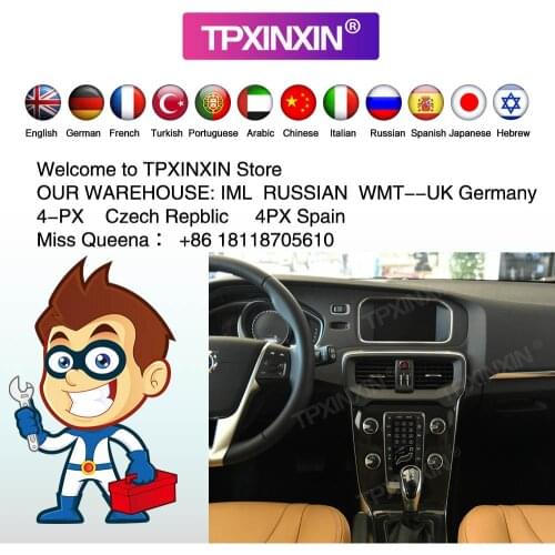 Android 9.0 4+64G For Voor Volvo V40 2011-2018 Touch Screen Auto Car GPS Navigation Auto Radio Automotivo Headunit Stereo Player
