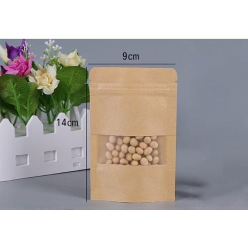 Kraft Paper Bag Nuts Self-styled Retro Kraft Paper Gift Bags Party Wedding Birthday Marriage Candies Food Cookie Packaging Bags