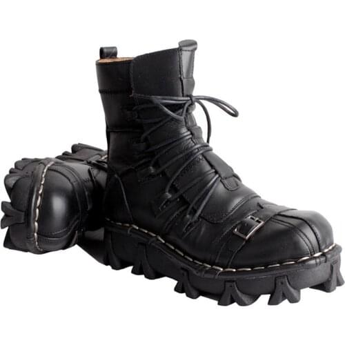 Mens boots leather Martin boots in the tube motorcycle riding boots