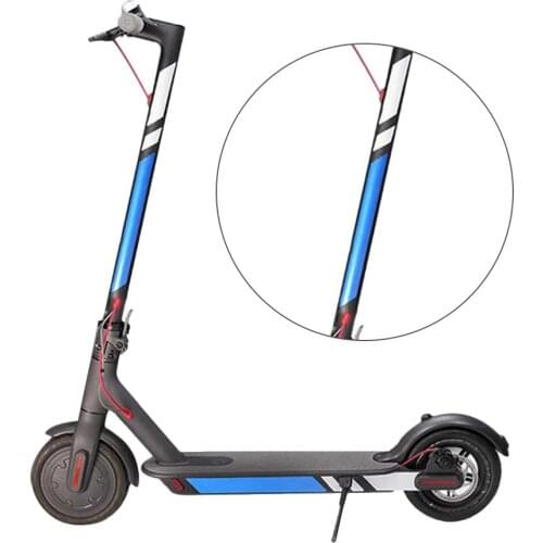 Folding Electric Scooter Stickers For XiaoMi 1S M365 Scooter Waterproof Side Night Reflective Sticker Film Colorful Cycling
