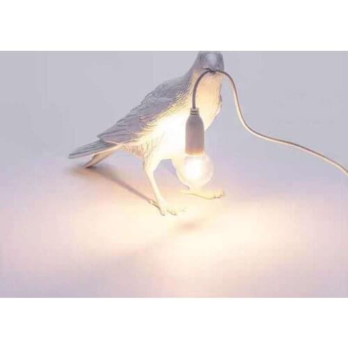 Nordic design creative bird desk lamp mobile wall lamp auspicious bird lamp animal modeling desk lamp reading decorative