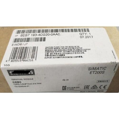 New Original 6ES7193-4CG20-0AA0 Module 6ES7-193-4CG20-0AB0