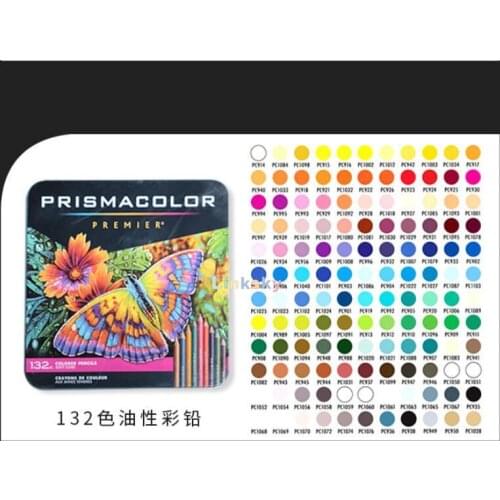 Original Sanford Prismacolor Premier Colored Pencils, 132 Pack,Artist Quality,4mm Soft Core Is Perfect for Shading and Shadows