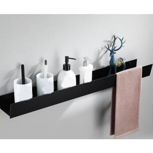 Bathroom Shelf Organizer Wall Mount Shower Shampoo Soap Cosmetic Shelf Kitchen Storage Rack Bathroom Accessories
