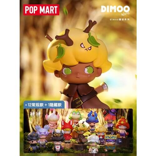 Popmart Official Authentic DIMOO Fairy Blind Box Collectible Action Kawaii Anime Toy Figures Baby Gift Constellation Home Decore