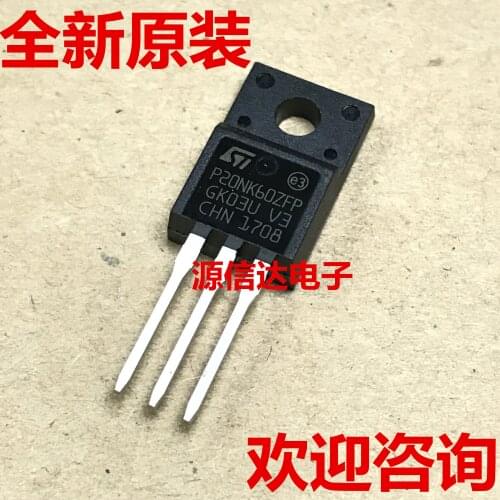 5PCS Real picture shooting of new original STP20NK60ZFP P20NK60ZFP 20A/600V FET