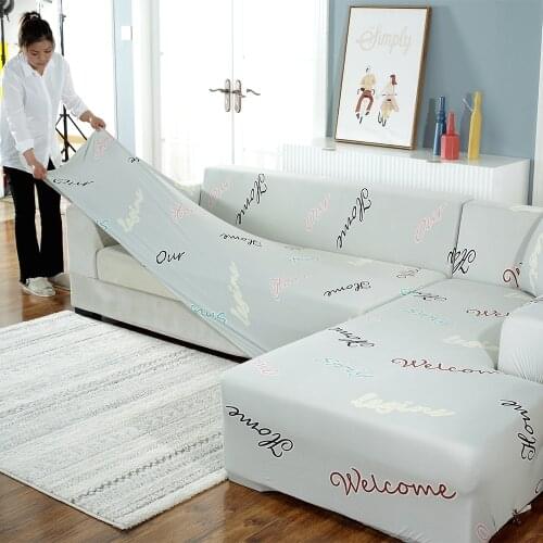 Luxury Elastic Sofa Cover Set Cotton Sofa Covers For Living Room Armchair Corner Couch Cover Corner Sofa Towel Coussin Salon