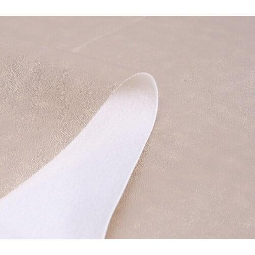 Fabric leather 0.7mm thick sheep skin grain PU leather/ solid synthetic leather/ for sofa and chairs