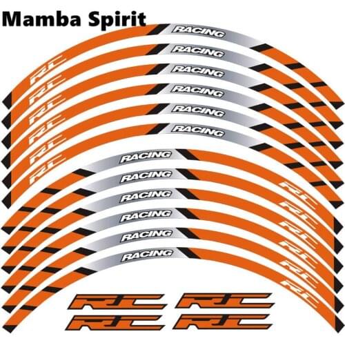 FOR KTM DUKE 125 150 200 300 390 790 990 1290 Motorcycle Parts Contour Wheel Decoration Decal Sticker