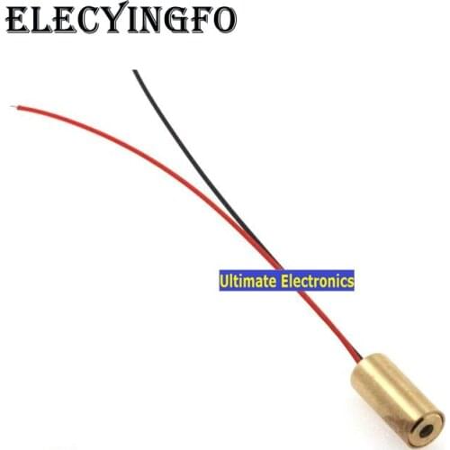10PCS 9MM laser head laser tube 3V laser diode 30ma 5mw red dot (small horizontal line)
