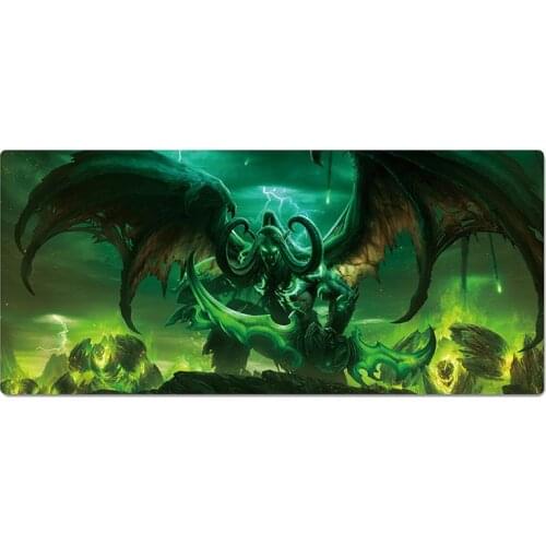 Anime World or Warcraft Mouse Pad Gaming Mat Computer Desk Padmouse Keyboard Mouse Accessories Rubber Pad Christmas Gift