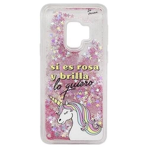 Case Samsung S9 Tan Tan Fan TFCAR045 Transparent Pink