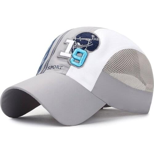 Kids Toddlers Lightweight Quick Dry Airy Mesh Cooling Summer Baseball Hat Youth Mesh Trucker UV Protection Cap For Boys Girls