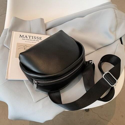 Soft Leather Design Crossbody Shoulder Bags for Women 2021 Fashion Brand Luxury Ladies Travel Handbags and Purses Chest Packs