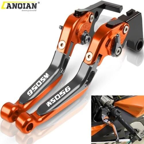 For 950SM 2007 2008 2009 Motorcycle CNC Adjustable Handlebars Lever folding handbrake Extendable Brake Clutch Levers 950 SM