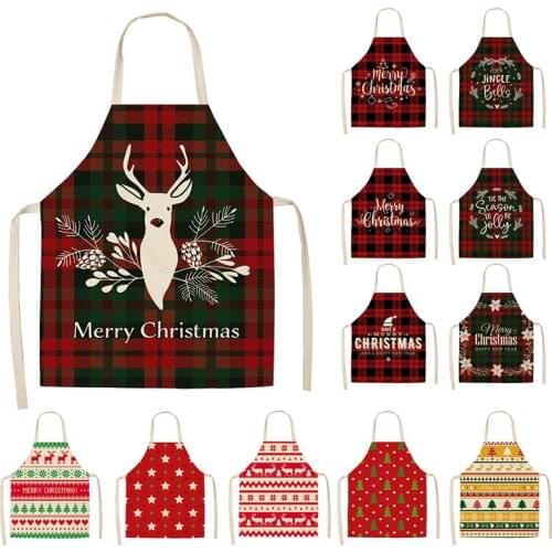 Santa Claus Elk Apron Merry Christmas Decoration For Home Ornament Christmas 2020 Navidad Noel Xmas Gifts Cristmas New Year 2021