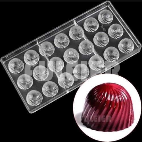Filling Chocolate Mold Polycarbonate Fyldte Sweets BonBon Candy Baking Mould Bakeware Confectionery Tool