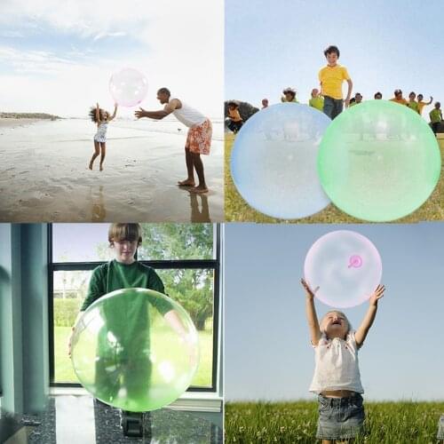 Hot Sales Children Outdoor Soft Air Water Filled Bubble Ball Inflating Balloon Toy Fun Party Game Great Gifts