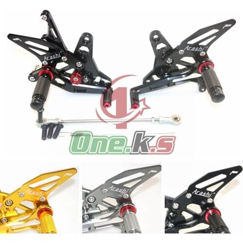 CNC Motorcycle Foot Pegs Rest Rearset Rear Set Footrest For SUZUKI SV650 SV650S 2016 2017