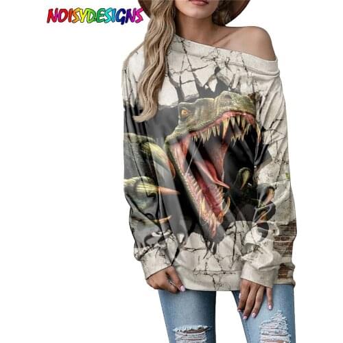 Женские футболки с длинным рукавом Noisydesigns China At AliExpress