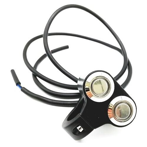 Universal 7/8" Aluminum ATV Bike Manual Switch Button for LED Light Bar Signal