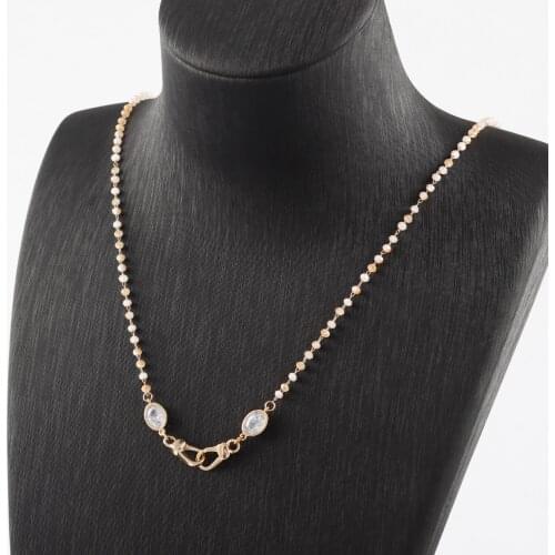 Sanying M83207 sunglasses accessories beads for jewelry making 18k gold-plated 0.3 micron diy mask chain 75cm/lot