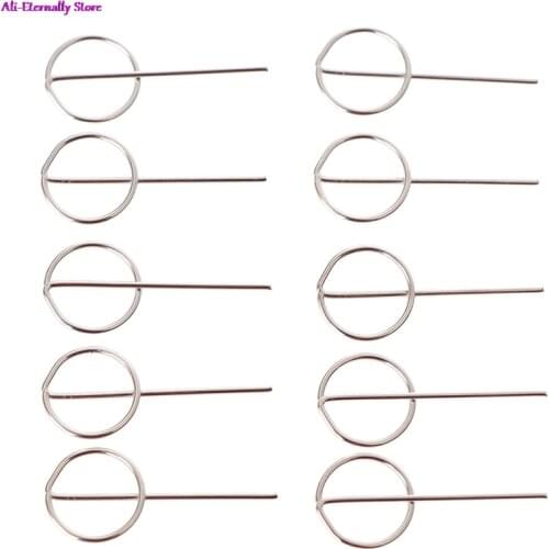 10PCS Sim Card Tray Pin Eject Removal Tool Needle Opener Ejector For Mobile phone Removel