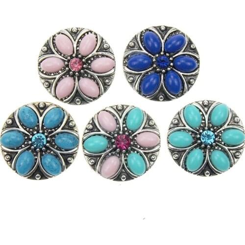 10pcs/lot New Design High Quality Crystal 18mm Snap Button ODM, OEM Women Charm Bracelet Snap Jewelry Free Shipping