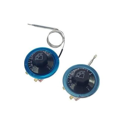 2)220V16A Thermostat Knob Temperature Switch Controller Probe 50-300 Celsius