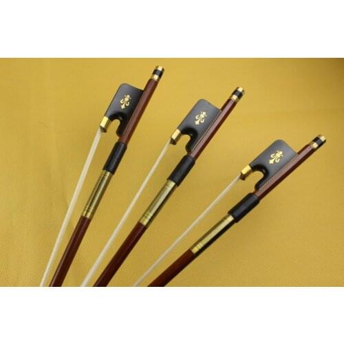 7 pcs New professional 4/4 Superior Brazilwood Cello Bows ebony frog