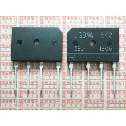 Free shipping new bridge rectifier GBJ1506 DIP4 15A600V 10pcs/lot