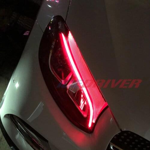 Icedriver for Mercedes Benz A class DRL LED boards A45 AMG A200 daytime running lights Red Blue Green Purple DRL LED Devil Eyes