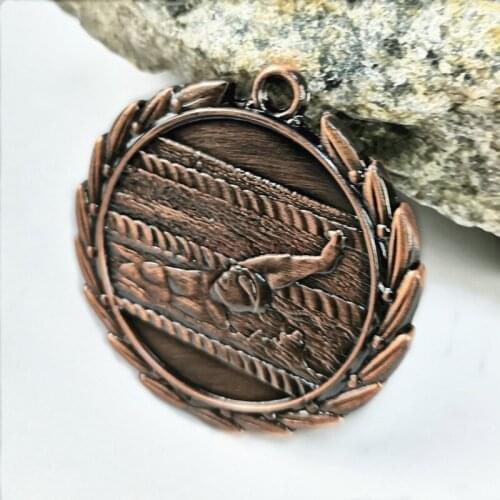 Medals card Winter Swimming Medal Metal Medals Custom Gold Foil Custom Universal Backstroke Swimming Commemorative Card School