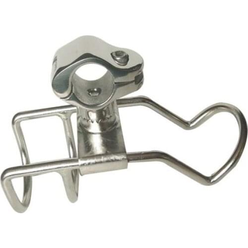 Marine stainless steel hardware parts 32mm fishing rod holder antenna bracket yacht fishing boat