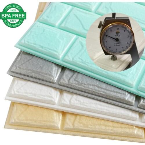 3D Wall Stickers Kid Room Self-adhesive Stone Panels Bedroom Decor Waterproof Wallpaper Home Living Decoration for Baby Child