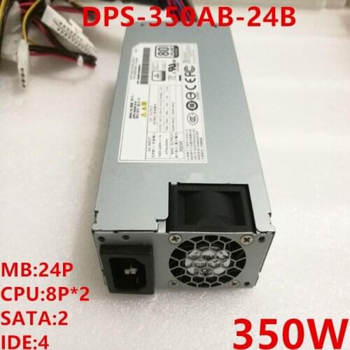 New PSU For Delta IPC 80plus Bronze Small 1U 350W Power Supply DPS-350AB-24B