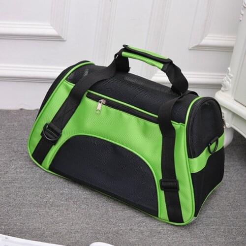 Pet Bag Wearable Cat and Dog Out Backpack Portable Messenger Bag Portable Breathable Rubber Net Bag Dog Carrier Bag