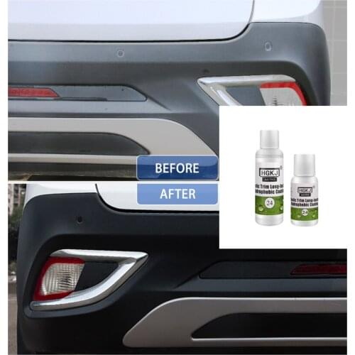 HGKJ 20/50ml Plastic Trim Long-lasting Hydrophobic Coating Waxing Sponge Car Cleaner Cleaning Car Accessories Car Styling TSLM1